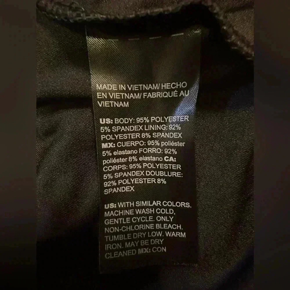 White House Black Market Matte Jersey Diagonal Placket Dress Size Small NWT - Picture 11 of 12